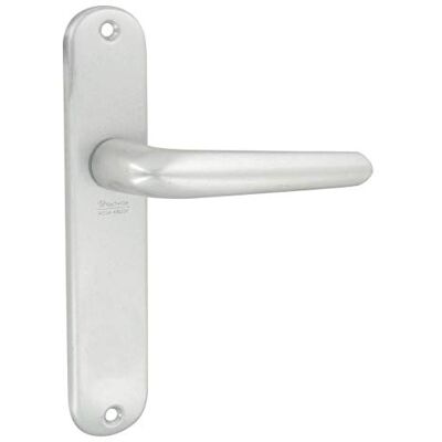 Vachette Juego de Manillas de Puerta de Aluminio Plata - L Vachette Juego de Manillas de Puerta de Aluminio Plata - L