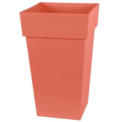 EDA – Maceta Cuadrada Alta Toscana – Volumen 62 L, 39 x 39 x 65 cm, Color Naranja EDA – Maceta Cuadrada Alta Toscana – Volumen 62 L, 39 x 39 x 65 cm, Color Naranja