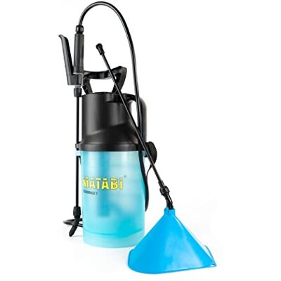 Matabi Pulverizador Desherbage 7 Previa Presión 5 litros Ideal para Eliminar Hierbas y Maleza en Senderos Preciso para Jardín y Baldosas- Fabricado en España Matabi Pulverizador Desherbage 7 Previa Presión 5 litros Ideal para Eliminar Hierbas y Maleza en Senderos Preciso para Jardín y Baldosas- Fabricado en España