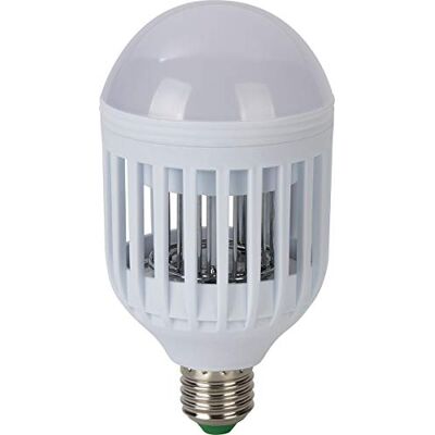 Jata HOGAR Lámpara Antimosquitos Eléctrico UV con Luz LED 380 LM, Mata Insectos Portátil 30 m², 2 en 1 Lámpara y Antimosquitos, Interior y Exterior, Bajo Consumo Jata HOGAR Lámpara Antimosquitos Eléctrico UV con Luz LED 380 LM, Mata Insectos Portátil 30 m², 2 en 1 Lámpara y Antimosquitos, Interior y Exterior, Bajo Consumo