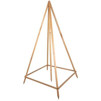Windhager Juego de trepa de Madera para Plantas Madera de Pino, 75 x 75 x 145 cm Madera Enrejado de jardín, Soporte para Plantas, Ayuda para trepar Plantas, trepador Certificado FSC Windhager Juego de trepa de Madera para Plantas Madera de Pino, 75 x 75 x 145 cm Madera Enrejado de jardín, Soporte para Plantas, Ayuda para trepar Plantas, trepador Certificado FSC