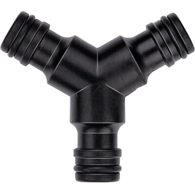 Black & Decker Acoplamiento de manguera de jardín de 3 vías, 7 x 6 x 2,1 cm, color negro Black & Decker Acoplamiento de manguera de jardín de 3 vías, 7 x 6 x 2,1 cm, color negro