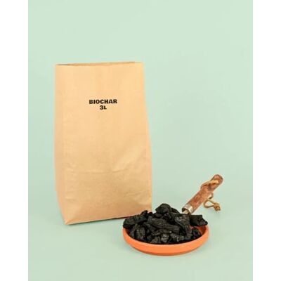 Pur Plant Biochar 3 L Carbón Activo Natural para Plantas Mejora la Fertilidad y Retención de Agua Acondicionador de Suelo Pur Plant Biochar 3 L Carbón Activo Natural para Plantas Mejora la Fertilidad y Retención de Agua Acondicionador de Suelo