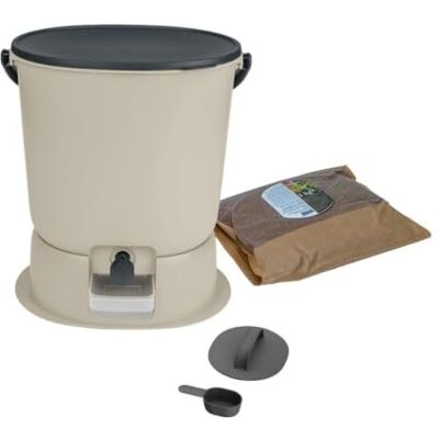 Skaza - Bokashi Essential 15,3L - Crema - Compostera Skaza - Bokashi Essential 15,3L - Crema - Compostera