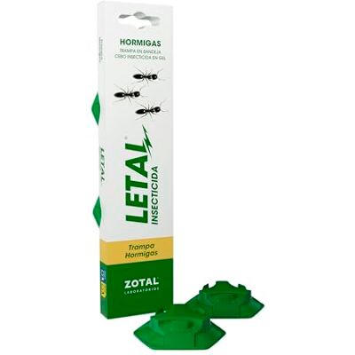 Zotal Trampa para Hormigas LETAL – Estuche 2 Unidades Cebo Insecticida en Gel Eliminación Rápida, Eficaz y Duradera Interior y Exterior Fácil de Usar Zotal Trampa para Hormigas LETAL – Estuche 2 Unidades Cebo Insecticida en Gel Eliminación Rápida, Eficaz y Duradera Interior y Exterior Fácil de Usar