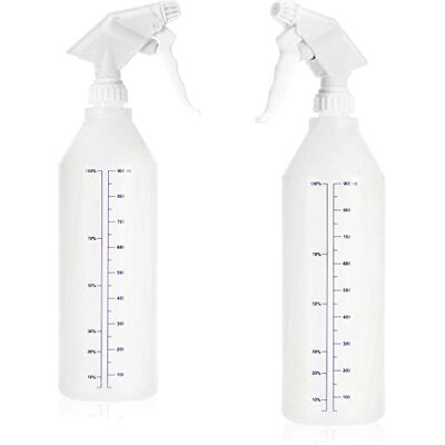 com-four ® 2x botella de spray con escala, pulverizador de bomba de agua com-four ® 2x botella de spray con escala, pulverizador de bomba de agua