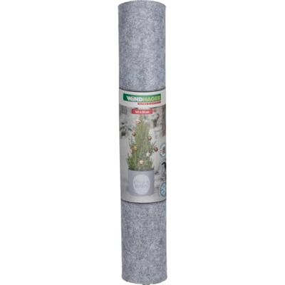 Windhager Protector de Fieltro Decorativo para macetas Hello Winter L 161 x 40 x 0,3 cm Color Gris/Blanco, protección contra el frío y Las heladas, con Cierre de Velcro Windhager Protector de Fieltro Decorativo para macetas Hello Winter L 161 x 40 x 0,3 cm Color Gris/Blanco, protección contra el frío y Las heladas, con Cierre de Velcro
