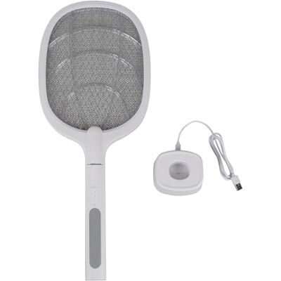 Windhager matamoscas eléctrico 2 en 1, atrapamoscas eléctrico, atrapa moscas, mosquitero eléctrico, mata insectos, trampa de luz, recargable, incluye soporte y cable de carga USB Windhager matamoscas eléctrico 2 en 1, atrapamoscas eléctrico, atrapa moscas, mosquitero eléctrico, mata insectos, trampa de luz, recargable, incluye soporte y cable de carga USB