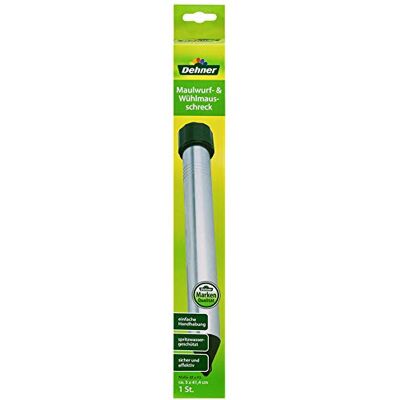 Dehner Ahuyentador de Topos y roedores, diámetro de 5 cm, Altura de 41,5 cm, Metal y plástico, Color Plateado Dehner Ahuyentador de Topos y roedores, diámetro de 5 cm, Altura de 41,5 cm, Metal y plástico, Color Plateado