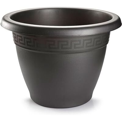 AC Meta Terrota Plástico Resistente Ideal para el Hogar, Plantas, Jardín, Decorión. Cuidado de Plantas Forma Redonda Ø 25 cm Color Antrita AC Meta Terrota Plástico Resistente Ideal para el Hogar, Plantas, Jardín, Decorión. Cuidado de Plantas Forma Redonda Ø 25 cm Color Antrita