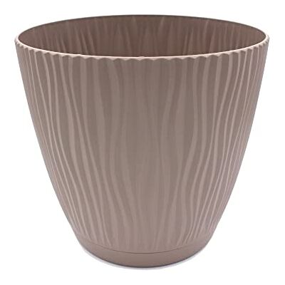 Prosperplast Maceta Sandy p 3,3l., Dimensiones (mm) 188x188x175, Color Mocca Prosperplast Maceta Sandy p 3,3l., Dimensiones (mm) 188x188x175, Color Mocca