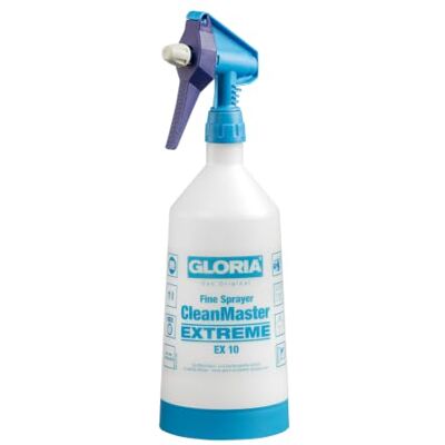 Gloria Pulverizador Manual CleanMaster Extreme EX 10 1L Oleófugo y FKM 1 pulsación = 2 pulverizaciones Para desengrasar y desinfectar Juntas FKM (pH 4-11) Base anular estable Gloria Pulverizador Manual CleanMaster Extreme EX 10 1L Oleófugo y FKM 1 pulsación = 2 pulverizaciones Para desengrasar y desinfectar Juntas FKM (pH 4-11) Base anular estable