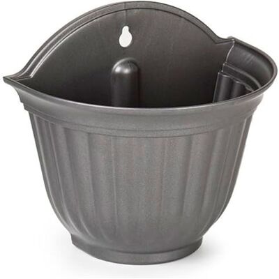 AC Meta de plástico para Pared, metero, Tiesto Colgar, Recipiente para Plantas, Flores, balcón, Porche, hogar, Fabricada en España (Antrita 26 x 29,5 x 19 cm) AC Meta de plástico para Pared, metero, Tiesto Colgar, Recipiente para Plantas, Flores, balcón, Porche, hogar, Fabricada en España (Antrita 26 x 29,5 x 19 cm)