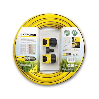 KÄRCHER , Set de manguera para limpiadora de alta presión (2,645-156,0), Amarillo/Negro KÄRCHER , Set de manguera para limpiadora de alta presión (2,645-156,0), Amarillo/Negro