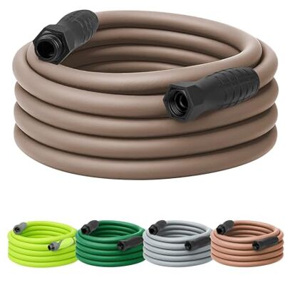 Flexzilla Colores Manguera de jardín con swivelgrip, Brown Mulch Flexzilla Colores Manguera de jardín con swivelgrip, Brown Mulch
