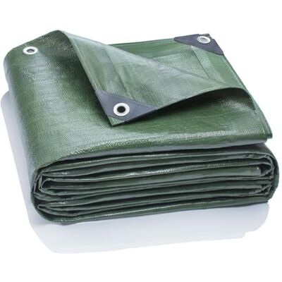 GardenMate 5 m x 6 m 140 g/m2 Lona de protección Home & Garden verde Funda protectora Lona impermeable GardenMate 5 m x 6 m 140 g/m2 Lona de protección Home & Garden verde Funda protectora Lona impermeable