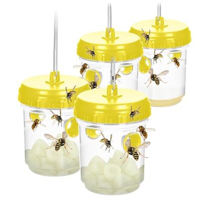 com-four ® 4X Trampa para Avispas, Trampa Viva ecológica para Colgar com-four ® 4X Trampa para Avispas, Trampa Viva ecológica para Colgar
