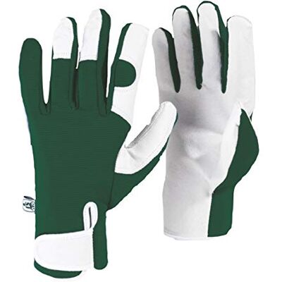 Jackson Guantes de Cuero de la Palma de la Colección Kew Gardens, Verde, pequeño Jackson Guantes de Cuero de la Palma de la Colección Kew Gardens, Verde, pequeño