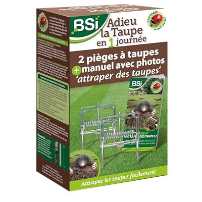 BSI Trampa para topos, color verde BSI Trampa para topos, color verde