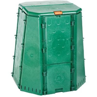 Dehner Recipiente para compost, color verde Dehner Recipiente para compost, color verde