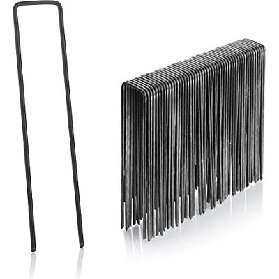 GardenMate Paquete de 50 Pinzas de Seguridad de jardín de Acero Multiusos en Forma de U de 150 mm, Ideales para asegurar Tela de Malas Hierbas, Tela de Paisaje, Redes, láminas de Suelo y Forro Polar, GardenMate Paquete de 50 Pinzas de Seguridad de jardín de Acero Multiusos en Forma de U de 150 mm, Ideales para asegurar Tela de Malas Hierbas, Tela de Paisaje, Redes, láminas de Suelo y Forro Polar,