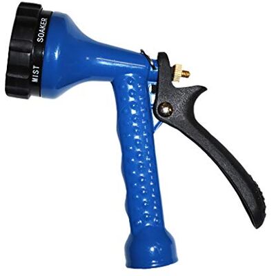 BOUTTE - Pistolet d'arrosage métal pomme bleu - spray gun BOUTTE - Pistolet d'arrosage métal pomme bleu - spray gun