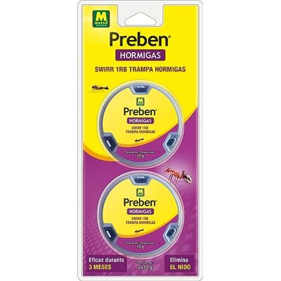 MASSO Trampa-Cebo Hormigas 2x10g PREBEN MASSÓ MASSO Trampa-Cebo Hormigas 2x10g PREBEN MASSÓ
