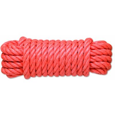 Chapuis Cuerda de polipropileno retorcida 3 t Diámetro 14 mm Largo 15 m Coral Chapuis Cuerda de polipropileno retorcida 3 t Diámetro 14 mm Largo 15 m Coral