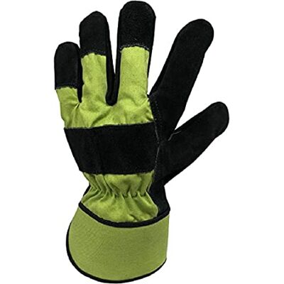 Jackson Guantes estilo aparejador con forro térmico, colección Kew Gardens, verdes, grandes Jackson Guantes estilo aparejador con forro térmico, colección Kew Gardens, verdes, grandes
