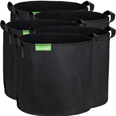 GardenMate 5X 30L Bolsas de Tela no Tejida para Plantas Altura 30,5 cm Ø 35,6 cm Blackline GardenMate 5X 30L Bolsas de Tela no Tejida para Plantas Altura 30,5 cm Ø 35,6 cm Blackline