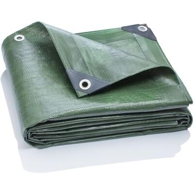 GardenMate 2 m x 3 m 140 g/m2 Lona de protección Home & Garden verde Funda protectora Lona impermeable GardenMate 2 m x 3 m 140 g/m2 Lona de protección Home & Garden verde Funda protectora Lona impermeable