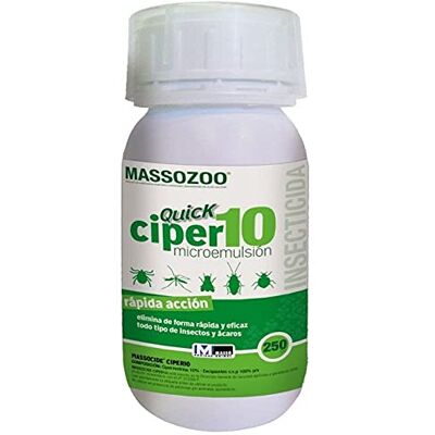 MASSO cide ciper100 Insecticida para Insectos voladores y Rastreros 250cc MASSO cide ciper100 Insecticida para Insectos voladores y Rastreros 250cc