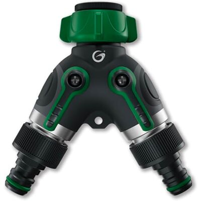 Grimsholm Green Grimsholm Adaptador de Grifo de 2 Vías con Encendido/Apagado Grimsholm Green Grimsholm Adaptador de Grifo de 2 Vías con Encendido/Apagado