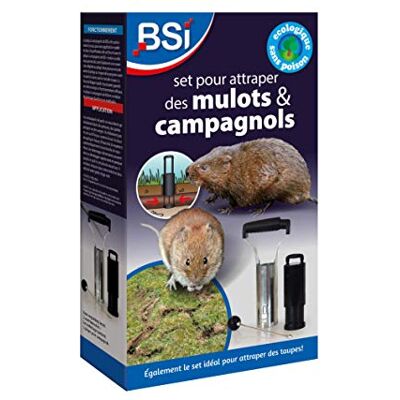 BSI Trampa de campañas y Juego de Herramientas, Color Gris BSI Trampa de campañas y Juego de Herramientas, Color Gris