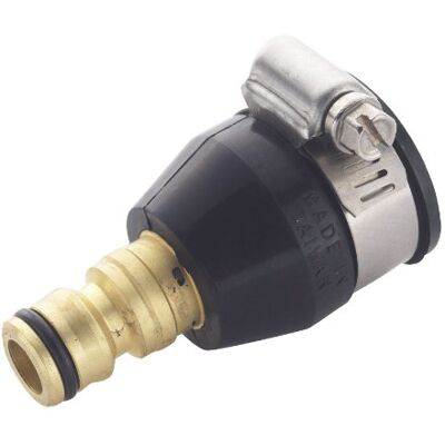 Jackson Conector de grifo con abrazadera de manguera Jackson Conector de grifo con abrazadera de manguera