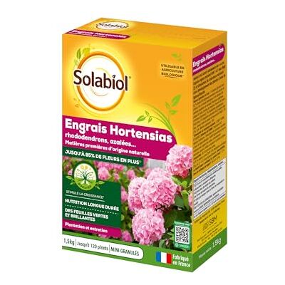 Solabiol SBM ENGRAIS HORTENSIAS, RHODODENDRONS Etui 1,5 KG Solabiol SBM ENGRAIS HORTENSIAS, RHODODENDRONS Etui 1,5 KG