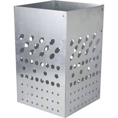 Windhager Compostador para lechos elevados, 30 x 30 x 48 cm, Acero galvanizado en Caliente, lombricompostador, compostador para lechos enterrados, Resistente a la Intemperie y Duradero, Plata Windhager Compostador para lechos elevados, 30 x 30 x 48 cm, Acero galvanizado en Caliente, lombricompostador, compostador para lechos enterrados, Resistente a la Intemperie y Duradero, Plata