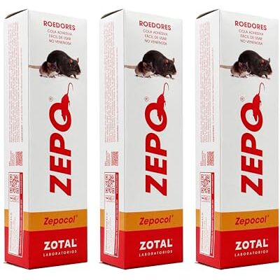 Zotal Zepo® Trampas de Pegamento para Cazar Ratones (Pack 3 Unidades) Zotal Zepo® Trampas de Pegamento para Cazar Ratones (Pack 3 Unidades)