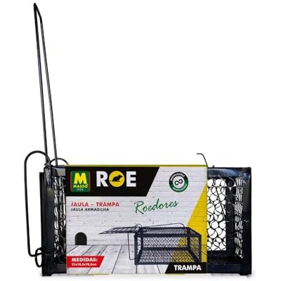 MASSO Trampa para roedores Massó Roe 231703 Negro 20 x 10,5 x 10,5 cm MASSO Trampa para roedores Massó Roe 231703 Negro 20 x 10,5 x 10,5 cm