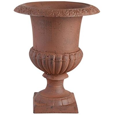 Dehner Jarrón de plantas nostálgicas , Ø 31 cm, altura 44 cm, hierro fundido, acero inoxidable Dehner Jarrón de plantas nostálgicas , Ø 31 cm, altura 44 cm, hierro fundido, acero inoxidable
