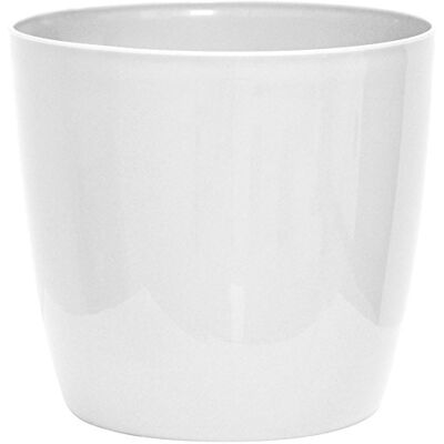 NICOLI Origen Decor Moldeo por inyección Verve jarrón, Blanco, 18 cm NICOLI Origen Decor Moldeo por inyección Verve jarrón, Blanco, 18 cm