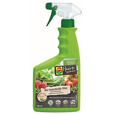 Compo Bio Insecticida Stop, Insecticida para hortícolas y plantas aromáticas, Apto para agricultura ecológica, Control de plagas en hortalizas y plantas aromáticas, 750 ml Compo Bio Insecticida Stop, Insecticida para hortícolas y plantas aromáticas, Apto para agricultura ecológica, Control de plagas en hortalizas y plantas aromáticas, 750 ml