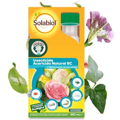 Solabiol Insecticida natural contra insectos, ácaros araña roja y otros. 100% natural Solabiol Insecticida natural contra insectos, ácaros araña roja y otros. 100% natural