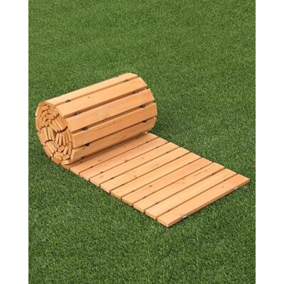 VEVOR Camino de Jardín de Madera 3,65 m x 43,18 cm, Camino de Jardín Recto Antideslizante, Camino de Exterior de Cedro Enrollable con Conexión de Cable de Acero para Jardín, Fiesta de Bodas, Patio VEVOR Camino de Jardín de Madera 3,65 m x 43,18 cm, Camino de Jardín Recto Antideslizante, Camino de Exterior de Cedro Enrollable con Conexión de Cable de Acero para Jardín, Fiesta de Bodas, Patio