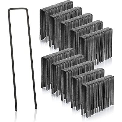 GardenMate 500 Grapas de sujeción de Alambre de Acero Longitud 150 mm, Ancho 25 mm, Ø 2,9 mm GardenMate 500 Grapas de sujeción de Alambre de Acero Longitud 150 mm, Ancho 25 mm, Ø 2,9 mm