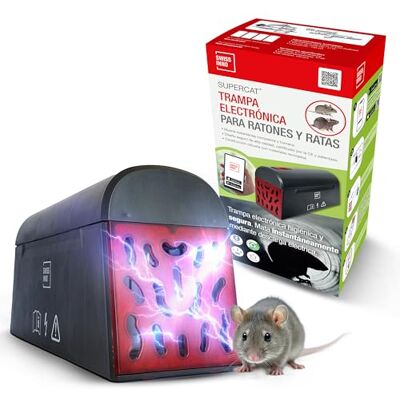 SWISSINNO Trampa Electrónica para Ratones y Ratas SuperCat – Descarga Eléctrica Instantánea – Notificación Bluetooth – Diseño Suizo – Fabricación Europea – Robusta y Reutilizable SWISSINNO Trampa Electrónica para Ratones y Ratas SuperCat – Descarga Eléctrica Instantánea – Notificación Bluetooth – Diseño Suizo – Fabricación Europea – Robusta y Reutilizable