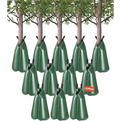VEVOR 12 PCS Bolsa de Riego de 75,7 L para Árboles Nuevos, Bolsas de Riego por Goteo para Árboles Rellenables de Liberación Lenta de 5 a 9 Horas con Cremallera para Apuntar a las Raíces Profundas VEVOR 12 PCS Bolsa de Riego de 75,7 L para Árboles Nuevos, Bolsas de Riego por Goteo para Árboles Rellenables de Liberación Lenta de 5 a 9 Horas con Cremallera para Apuntar a las Raíces Profundas