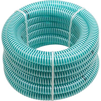 Meister Manguera de aspiración de 19,05 mm (3/4 Pulgadas) – 4 m de Longitud – para Bombas de jardín, Sistemas de aspiración y Plantas de Agua doméstica – Resistente al vacío y Estable/Manguera de Meister Manguera de aspiración de 19,05 mm (3/4 Pulgadas) – 4 m de Longitud – para Bombas de jardín, Sistemas de aspiración y Plantas de Agua doméstica – Resistente al vacío y Estable/Manguera de