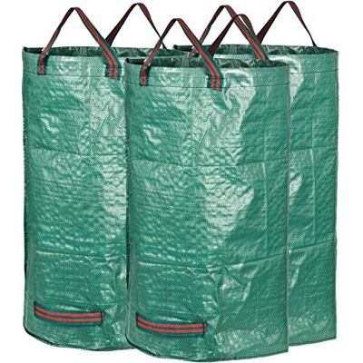 GardenMate 3 Sacos de jardín 120L, Tejido de polipropileno (PP), Verde GardenMate 3 Sacos de jardín 120L, Tejido de polipropileno (PP), Verde