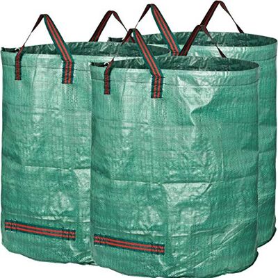GardenMate ® 3 Sacos de jardín 300 L PROFESIONAL tejido de polipropileno (PP) robusto GardenMate ® 3 Sacos de jardín 300 L PROFESIONAL tejido de polipropileno (PP) robusto